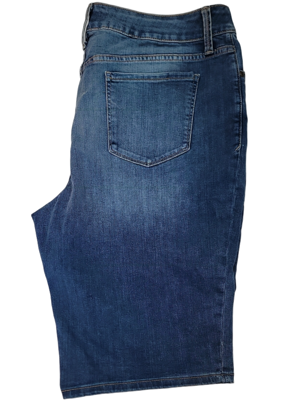 St. Johns Bay Bermuda Denim Shorts Size 18W EUC